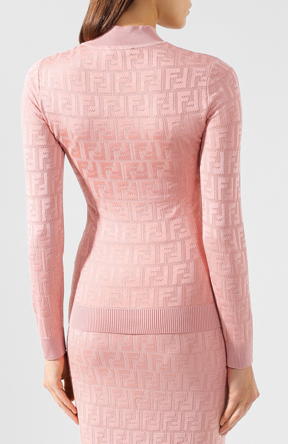 Пуловер из смеси хлопка и вискозы FENDI, арт. FZY935 AAVG, фото 4