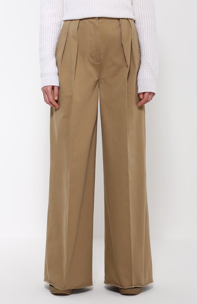 Широкие брюки с завышенной талией и защипами MONCLER, арт. B2-093-16416-00-57950, фото 3