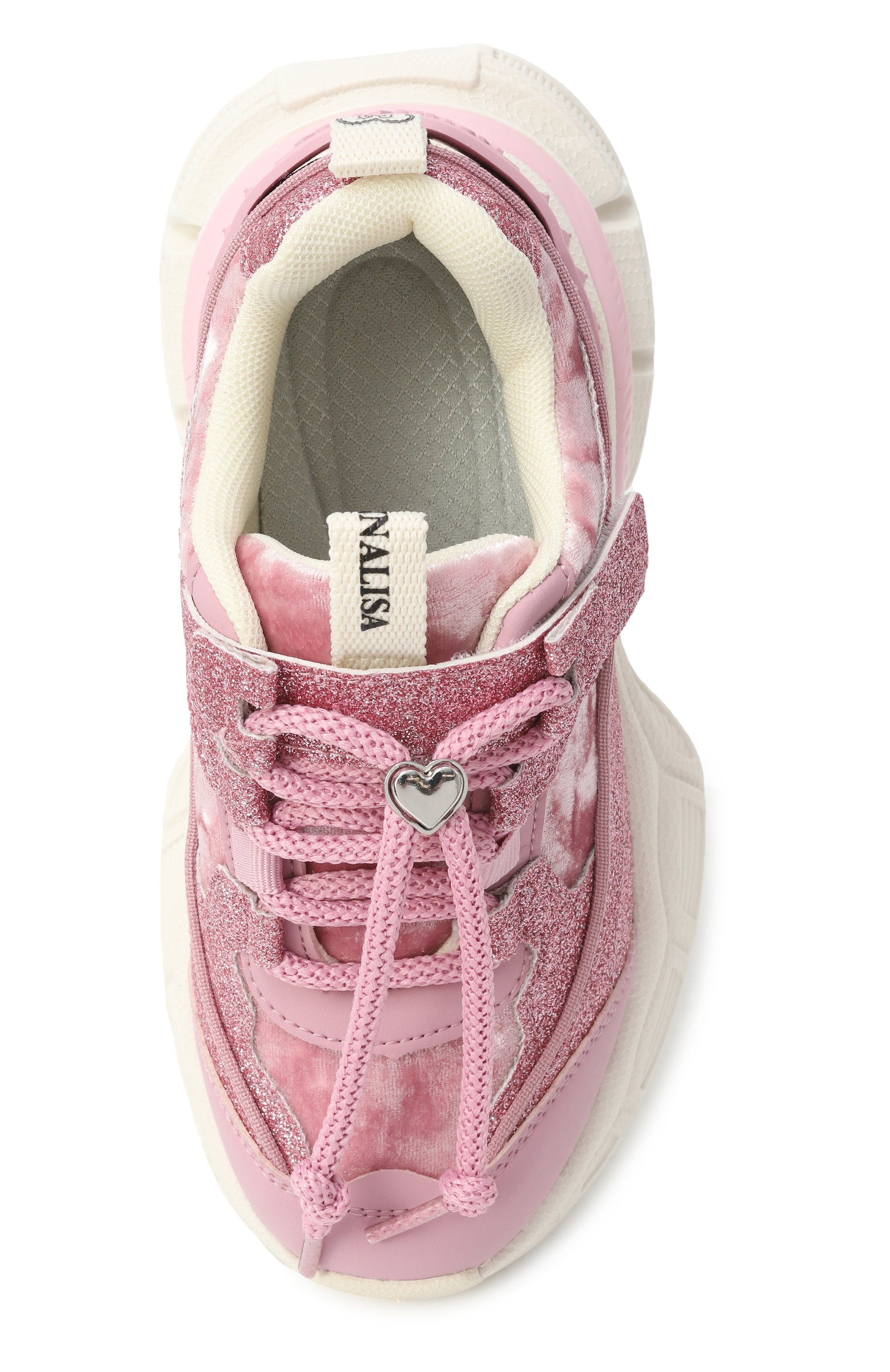 Комбинированные кроссовки MONNALISA, арт. 8CF007, фото 4