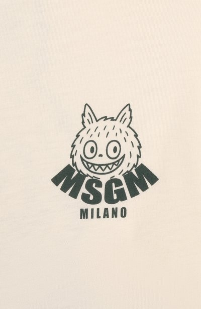 Хлопковый лонгслив MSGM KIDS, арт. F6MSJBTH288, фото 3
