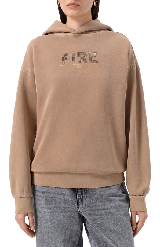 Хлопковое худи Bogner Fire+Ice 84919761 Бежевый  84919761 Фото 3