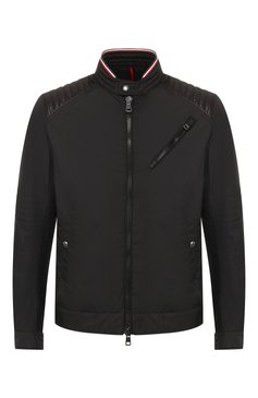 Мужской куртка premont MONCLER черного цвета, арт. E1-091-40127-85-68352 | Фото 1 (Кросс-КТ: Куртка, бомбер; Рукава: Длинные; Материал внутренний: Не назначено; Принт: Без принта; Материал внешний: Синтетический материал; Материал сплава: Проставлено; Материал подклада: Синтетический материал; Мужское Кросс-КТ: Верхняя одежда; Драгоценные камни: Проставлено; Длина (верхняя одежда): Короткие; Стили: Кэжуэл)