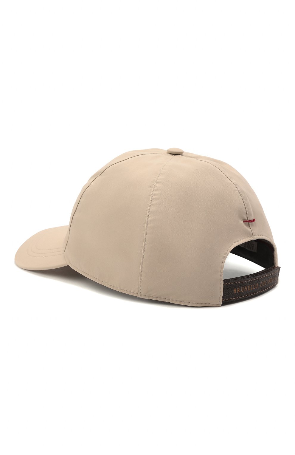 Бейсболка BRUNELLO CUCINELLI светло-бежевого цвета по цене 38100 руб., арт. MM45A9985, фото 3 Бейсболка BRUNELLO CUCINELLI, арт. MM45A9985, фото 3