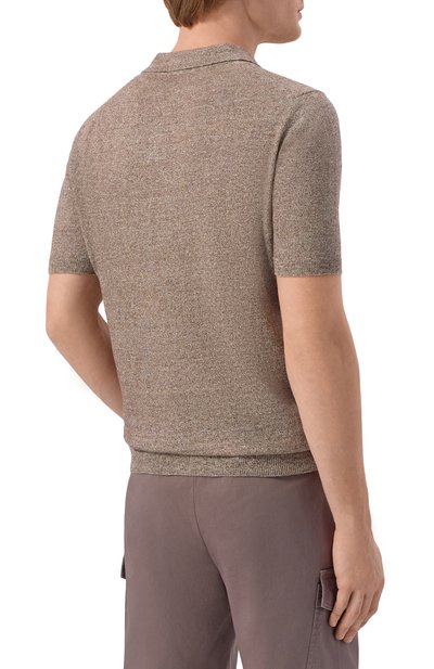 Поло изо ль на и хлопка ANDREA CAMPAGNA, арт. PL1MCSK/LC14R, фото 4