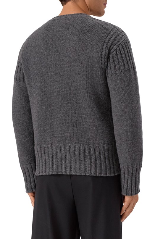 Кашемировый свитер Jil Sander J47GP0015-J13207 Серый  J47GP0015-J13207 Фото 4