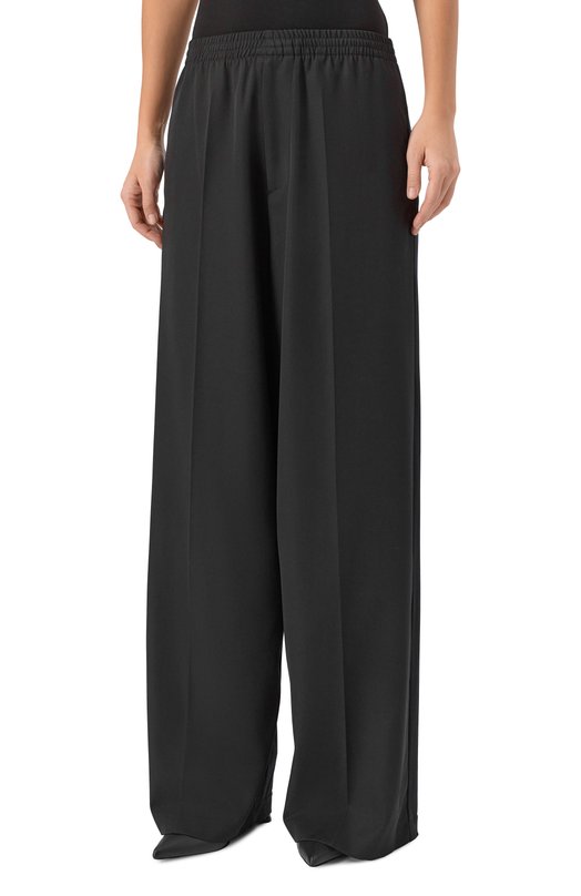 Шерстяные брюки Balenciaga 838868/TJT35 Чёрный  838868/TJT35 Фото 3