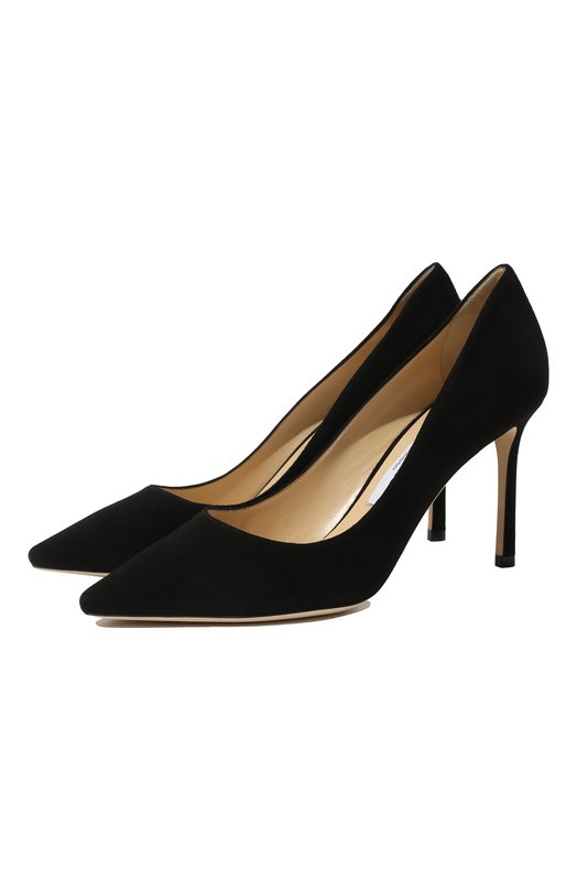 Замшевые туфли Romy 85 Jimmy Choo ROMY85SUE Чёрный ROMY85SUE