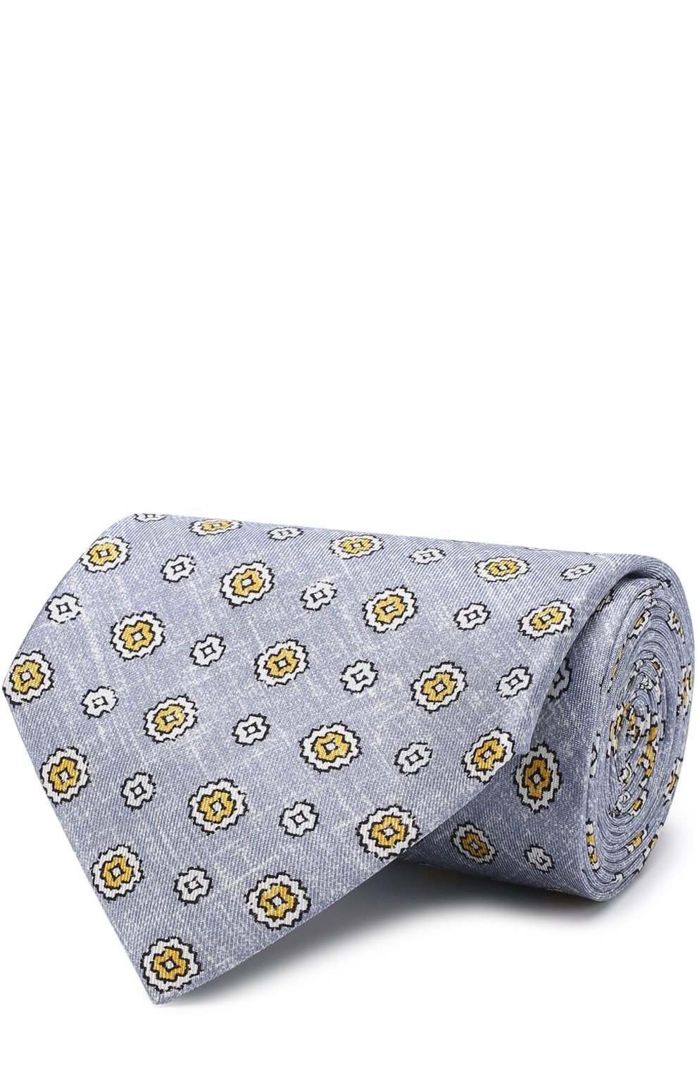 Шелковый галстук с узором BRIONI, арт. 063I00/P7454, фото 1