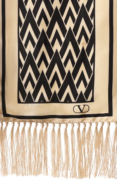 Шелковый шарф VALENTINO, арт. 8W2E600A/SHT, фото 4