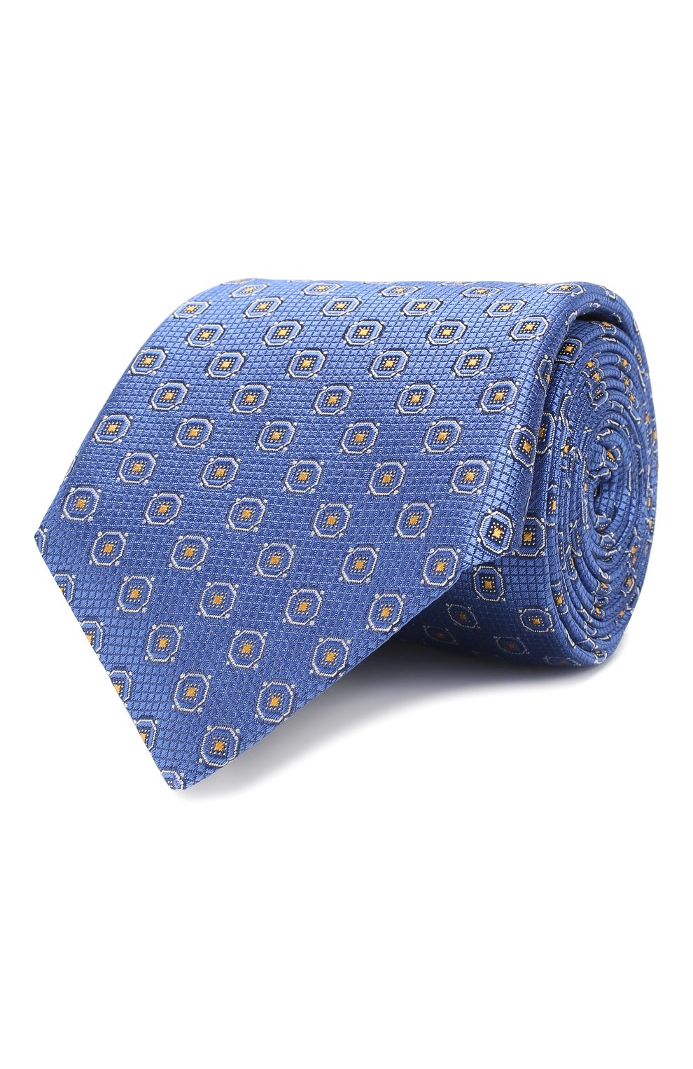 Шелковый галстук CANALI синего цвета по цене 8995 руб., арт. 18/HJ02025, фото 1 Шелковый галстук CANALI, арт. 18/HJ02025, фото 1