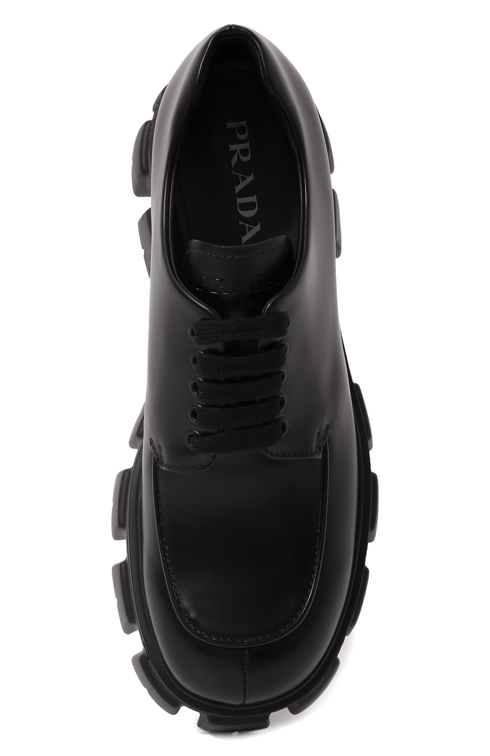 Кожаные дерби PRADA, арт. 2EE356-B4L-F0002, фото 6