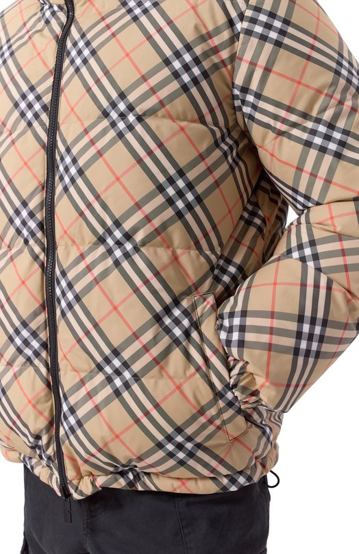 Двусторонний пуховик Burberry 8110189 Бежевый  8110189 Фото 5