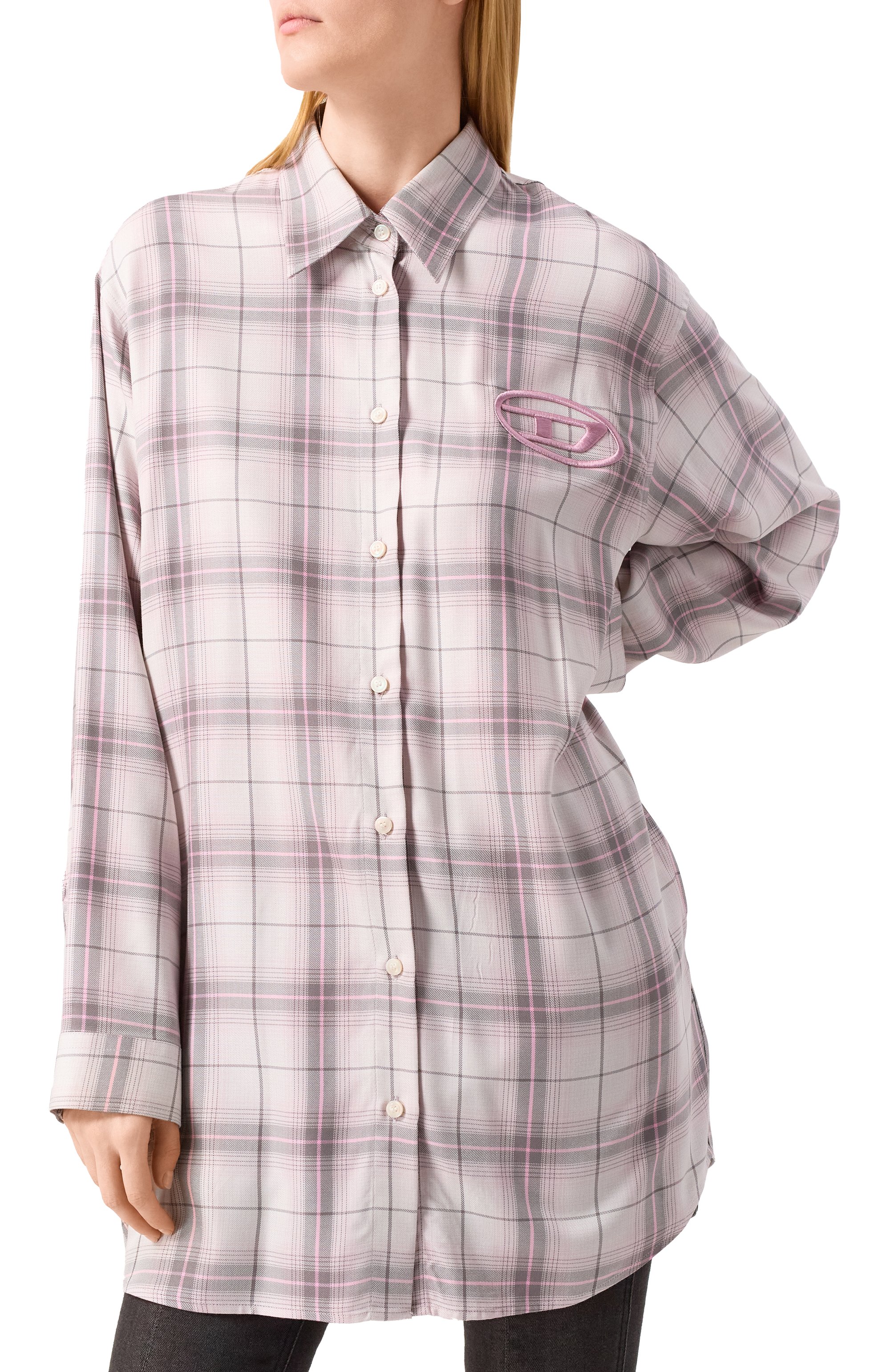 Рубашка из вискозы DIESEL, арт. A16836/0HQAN, фото 3