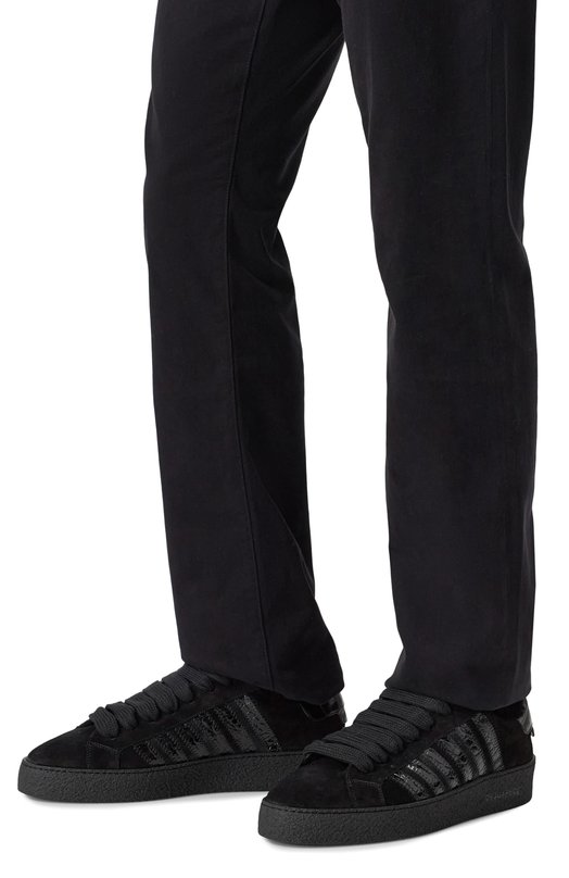 Замшевые кеды Rapper's Delight Dsquared2 SNM0459/23808548 Чёрный  SNM0459/23808548 Фото 3