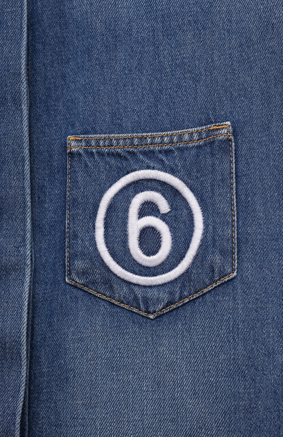 Хлопковое платье-рубашка MM6, арт. M60055-MM017, фото 3