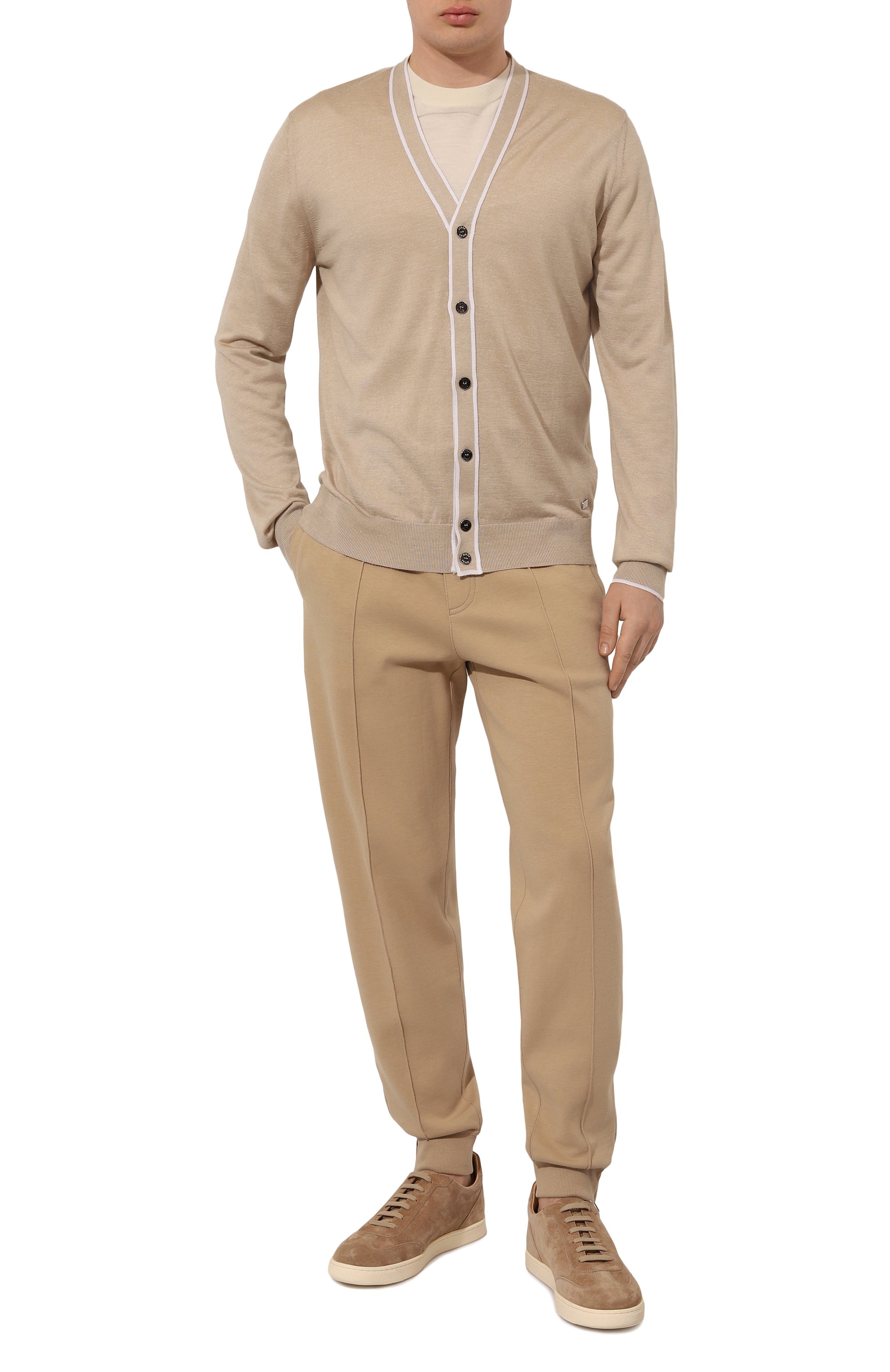 Хлопковые джоггеры BRUNELLO CUCINELLI, арт. M0T35B2001, фото 2