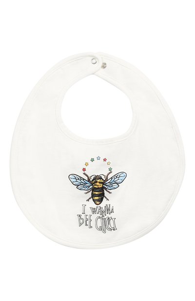 Комплект из хлопковой пижамы и шапки с нагрудником GUCCI, арт. 543889/XJABI, фото 3