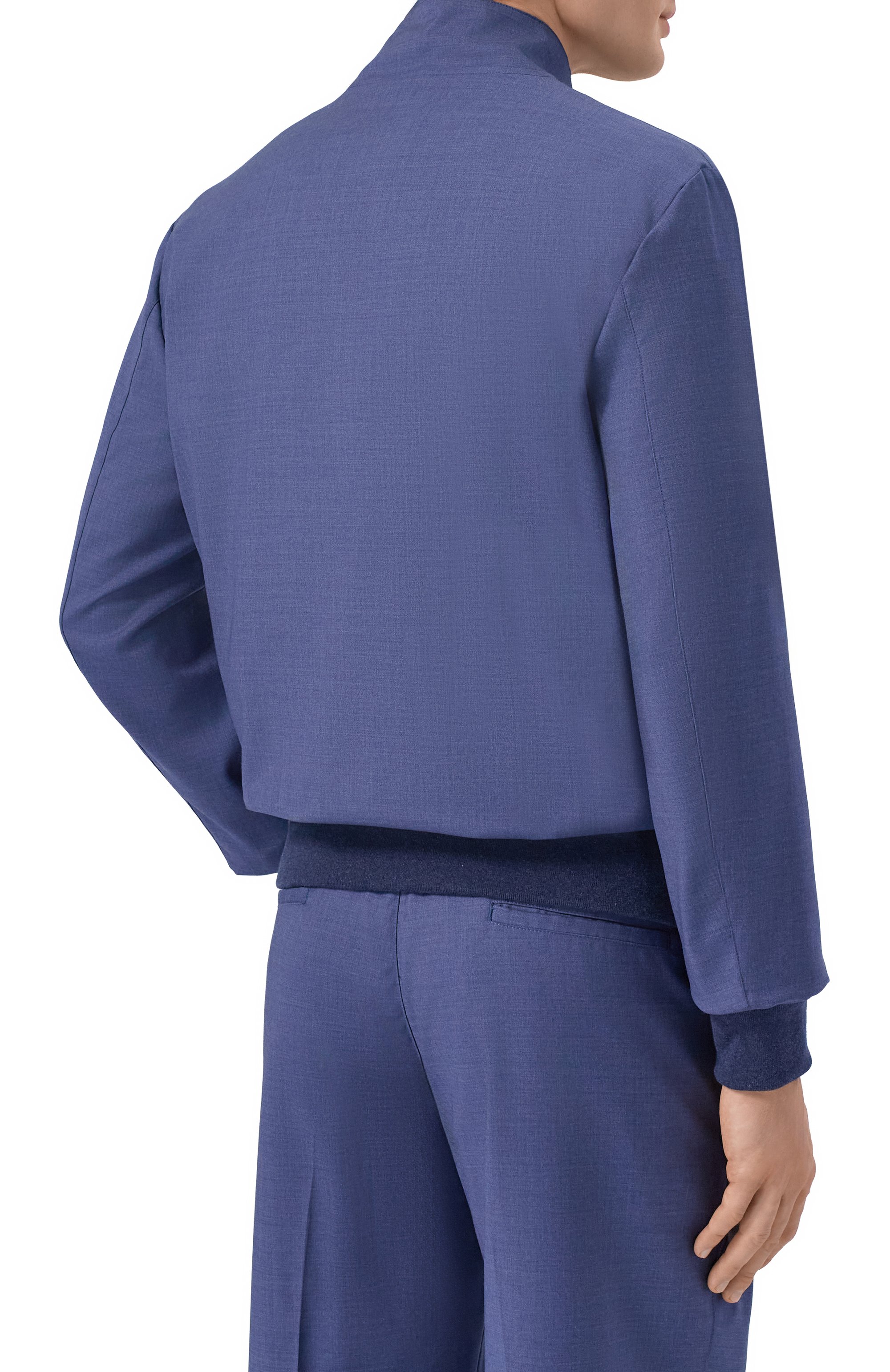 Шерстяной бомбер CAPOBIANCO, арт. 20M189.FU00., фото 4