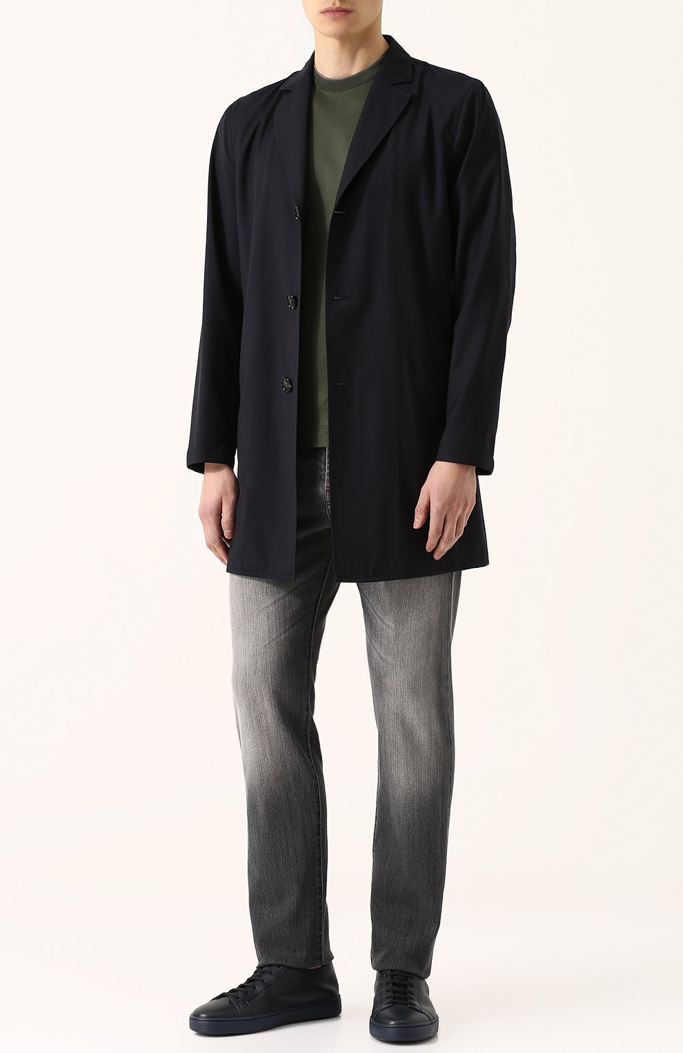 Джинсы прямого кроя с потертостями KITON, арт. UPNJSJ06P6301002, фото 2