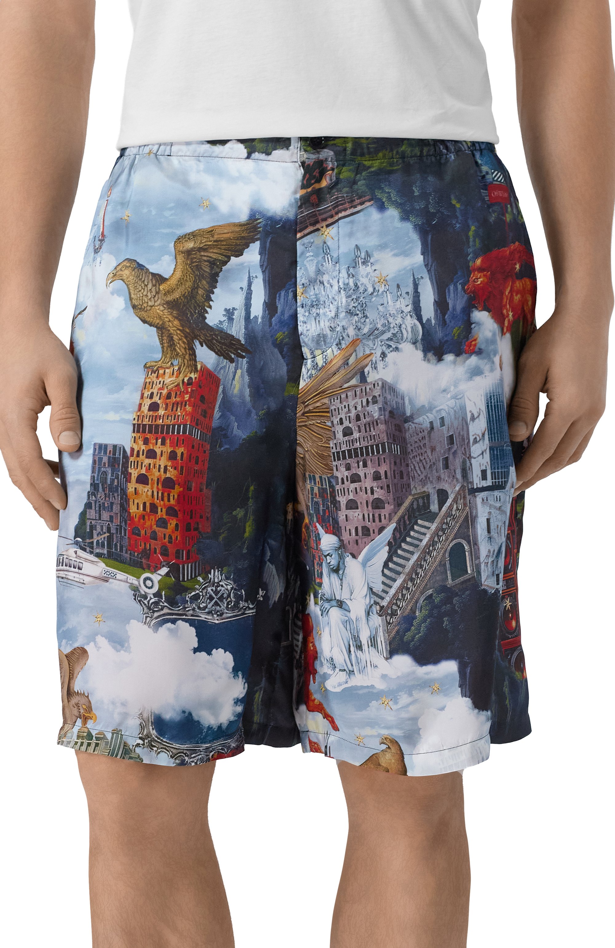 Шорты из вискозы OFF-WHITE, арт. 0MCB092F25FAB002, фото 3