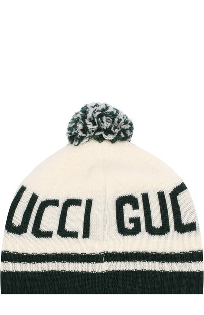 Шерстяная шапка с помпоном GUCCI, арт. 522792/4K206, фото 2