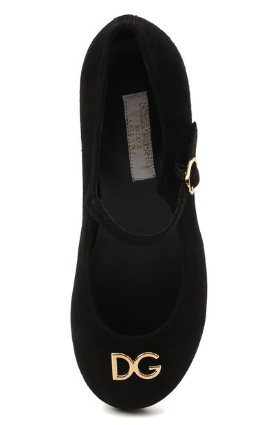 Замшевые туфли DOLCE & GABBANA, арт. D10537/AC370/29-36, фото 4