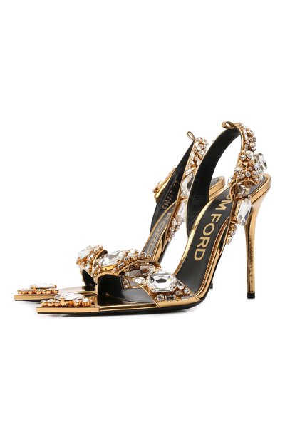 Кожаные босоножки TOM FORD, арт. W3036T-ICL049, фото 1