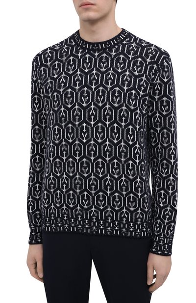 Свитер из шерсти и кашемира PRADA, арт. UMB258-1ZJ0-F057L-212, фото 3