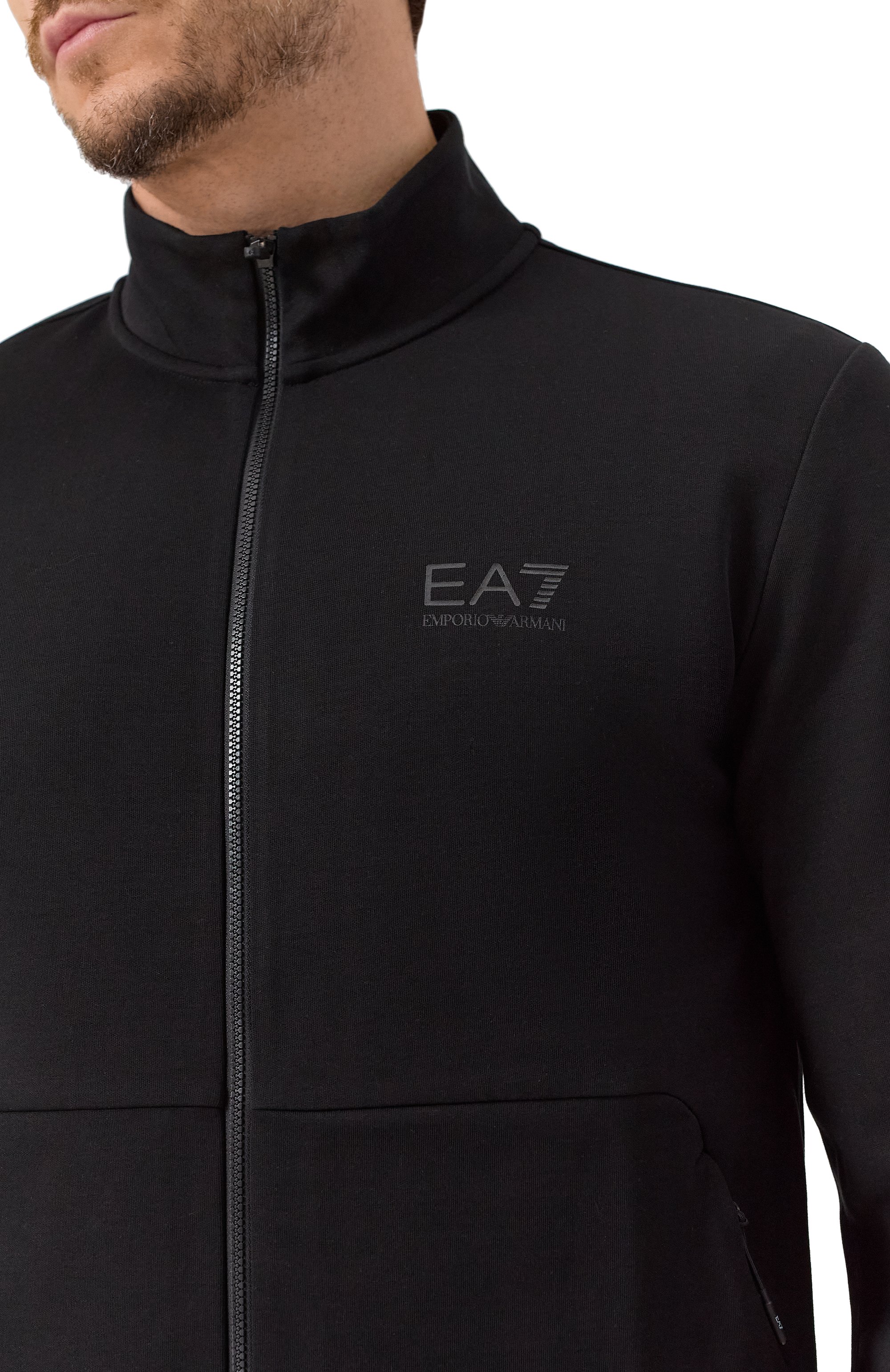 Спортивный костюм EA7 черного цвета по цене 23950 руб., арт. 7M000664/AF12501, фото 6 Спортивный костюм EA7, арт. 7M000664/AF12501, фото 6