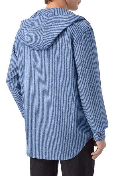 Хлопковая рубашка KITON, арт. UMCMARH0912901_46-50, фото 4