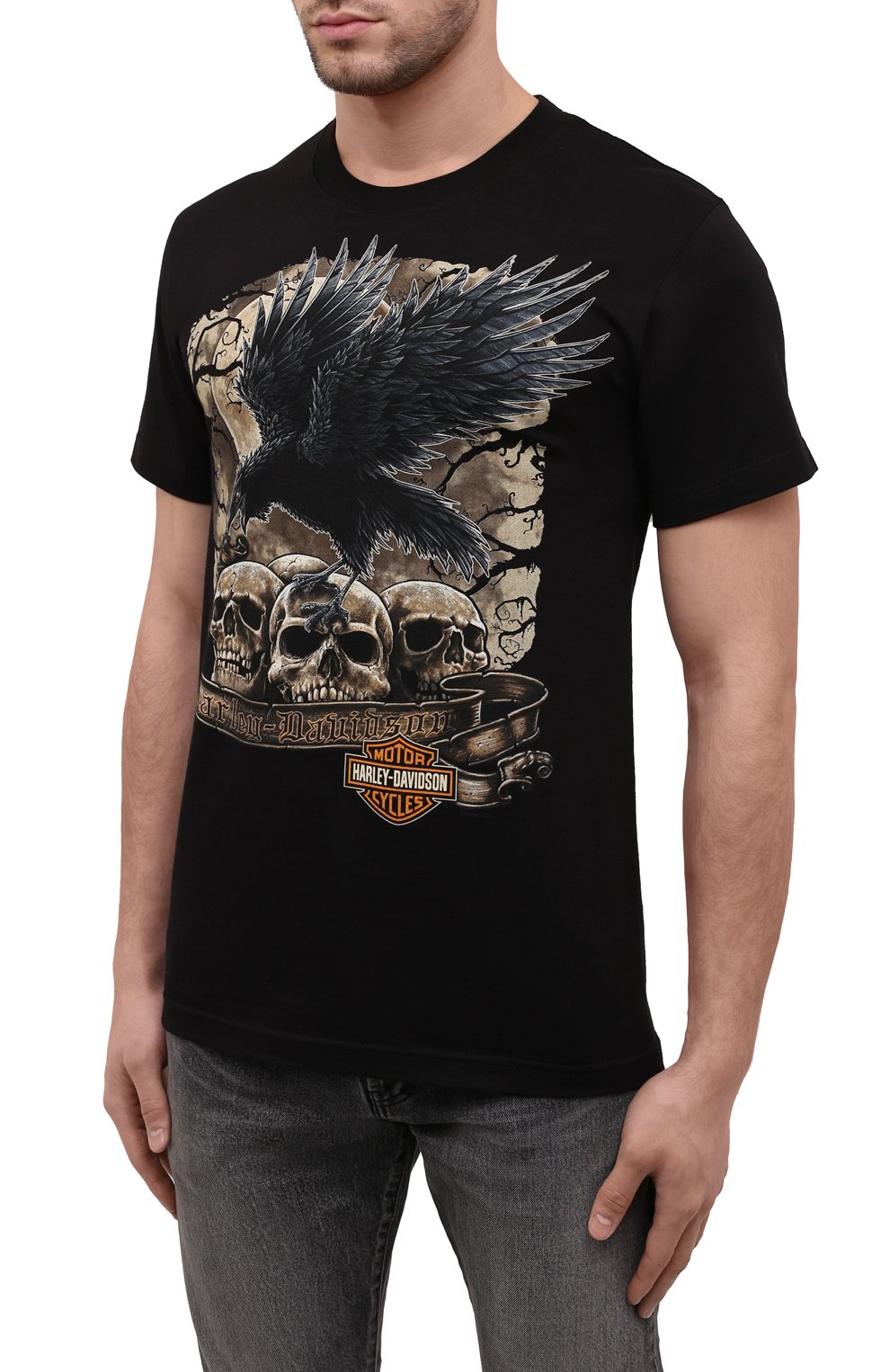 Хлопковая футболка HARLEY-DAVIDSON, арт. R004293, фото 3