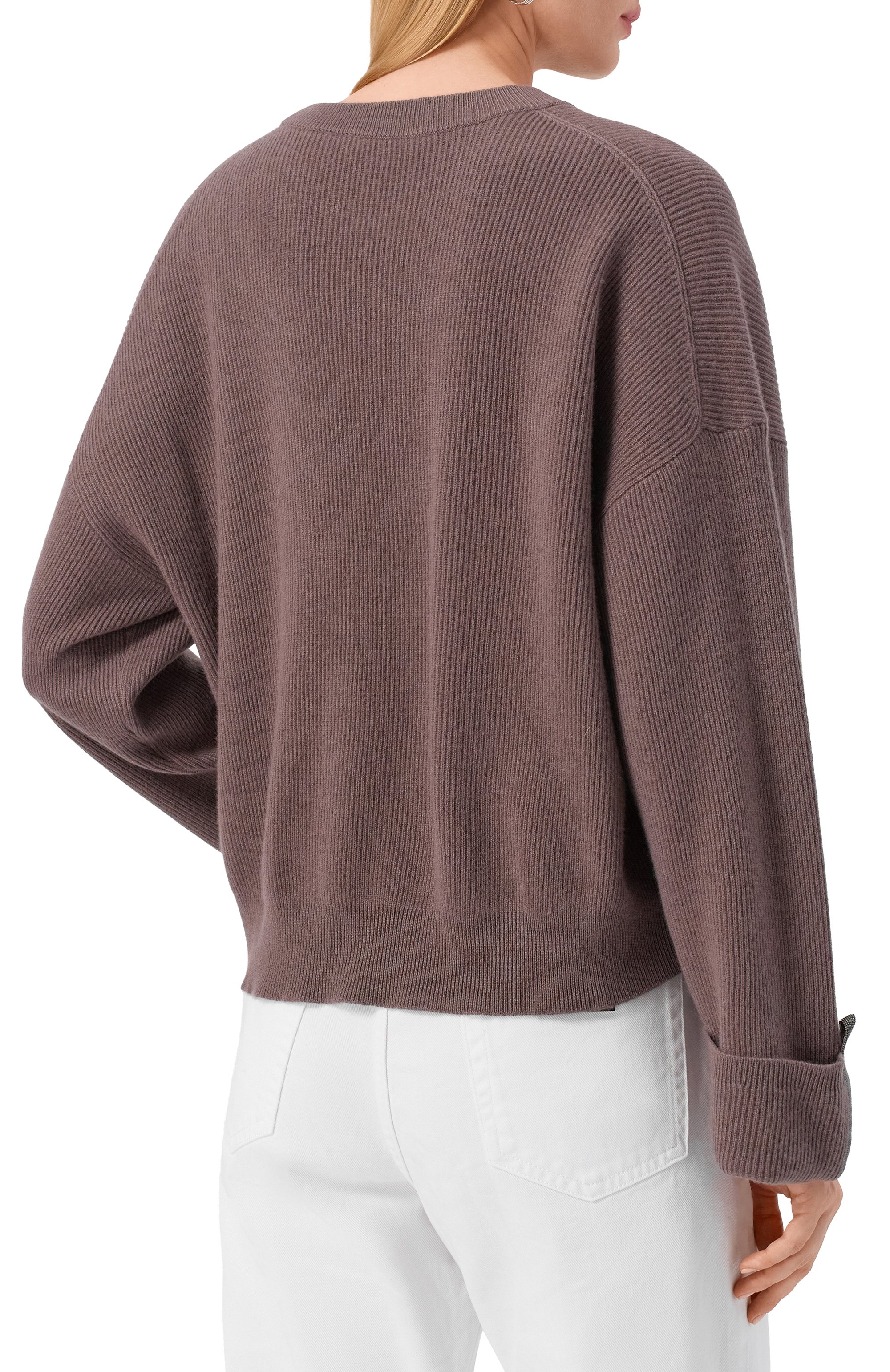 Кашемировый пуловер BRUNELLO CUCINELLI, арт. M12220900, фото 4