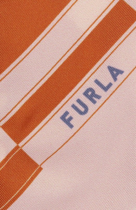 Шелковый шарф-твилли Furla WT00022/BX4081 Оранжевый  WT00022/BX4081 Фото 4