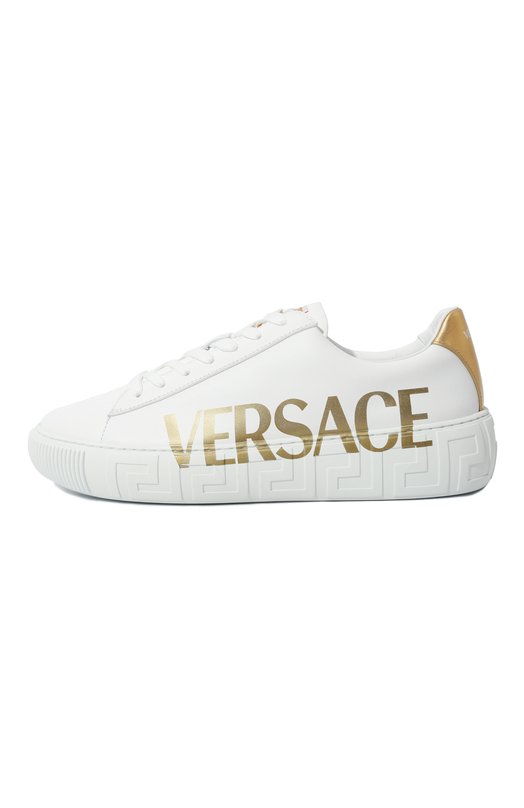 фото Кожаные кеды versace