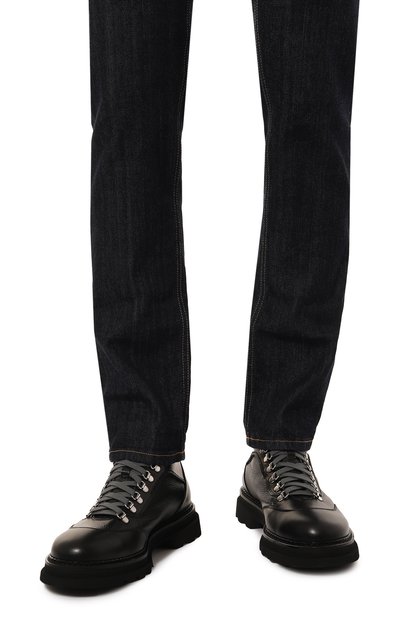 Кожаные хайкеры CAMERLENGO, арт. 16695/NER0, фото 3