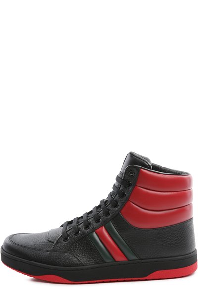 Кеды GUCCI черного цвета по цене 52800 руб., арт. 368494/DEF30, фото 1 Кеды GUCCI, арт. 368494/DEF30, фото 1