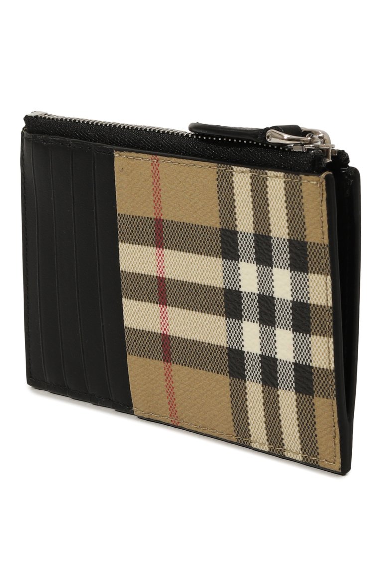 Мужской футляр для кредитных карт BURBERRY бежевого цвета, арт. 8084166 | Фото 2 (Нос: Не проставлено; Материал: Текстиль)