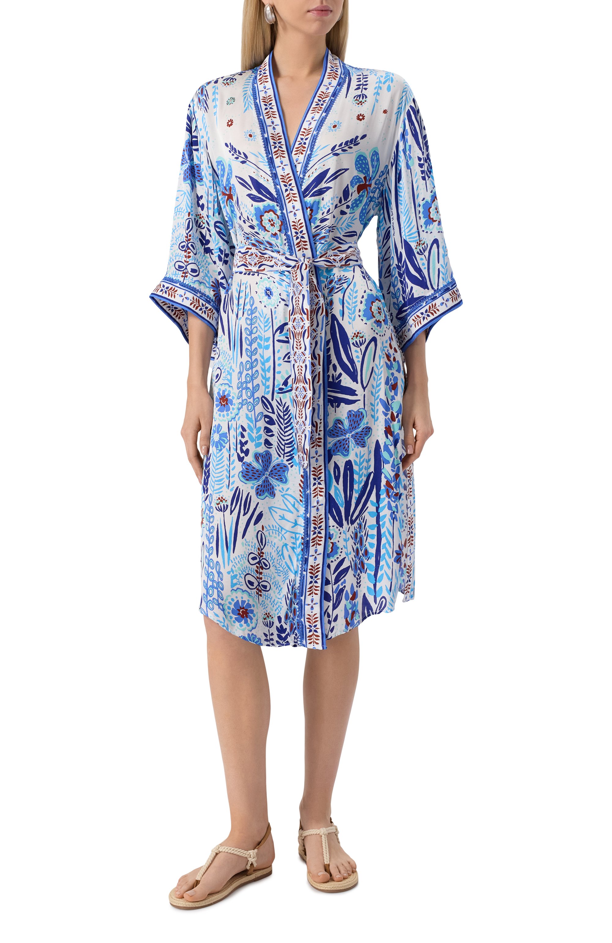 Кимоно из вискозы POUPETTE ST BARTH, арт. WEIR25FGPGU, фото 3