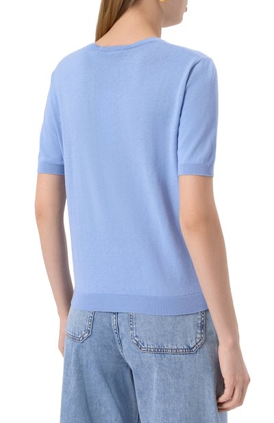 Пуловер из шелка и хлопка WEEKEND MAX MARA, арт. ZIBETT0, фото 4