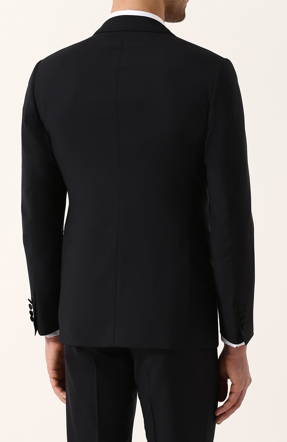 Шерстяной приталенный смокинг LANVIN, арт. RMSU0010-M00600ALS, фото 3