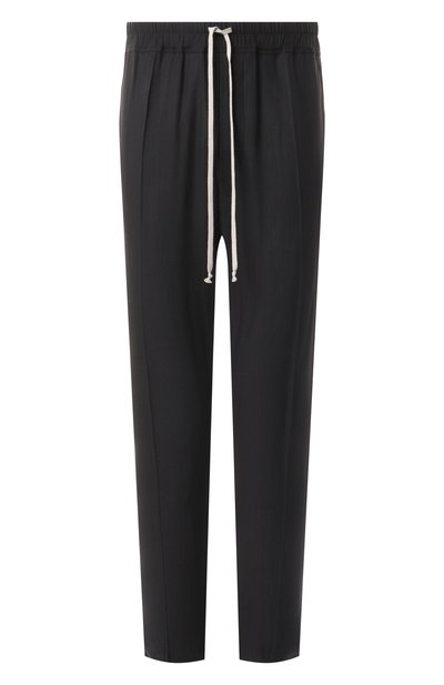 Мужские шерстяные брюки RICK OWENS, арт. RU01E5390/WG