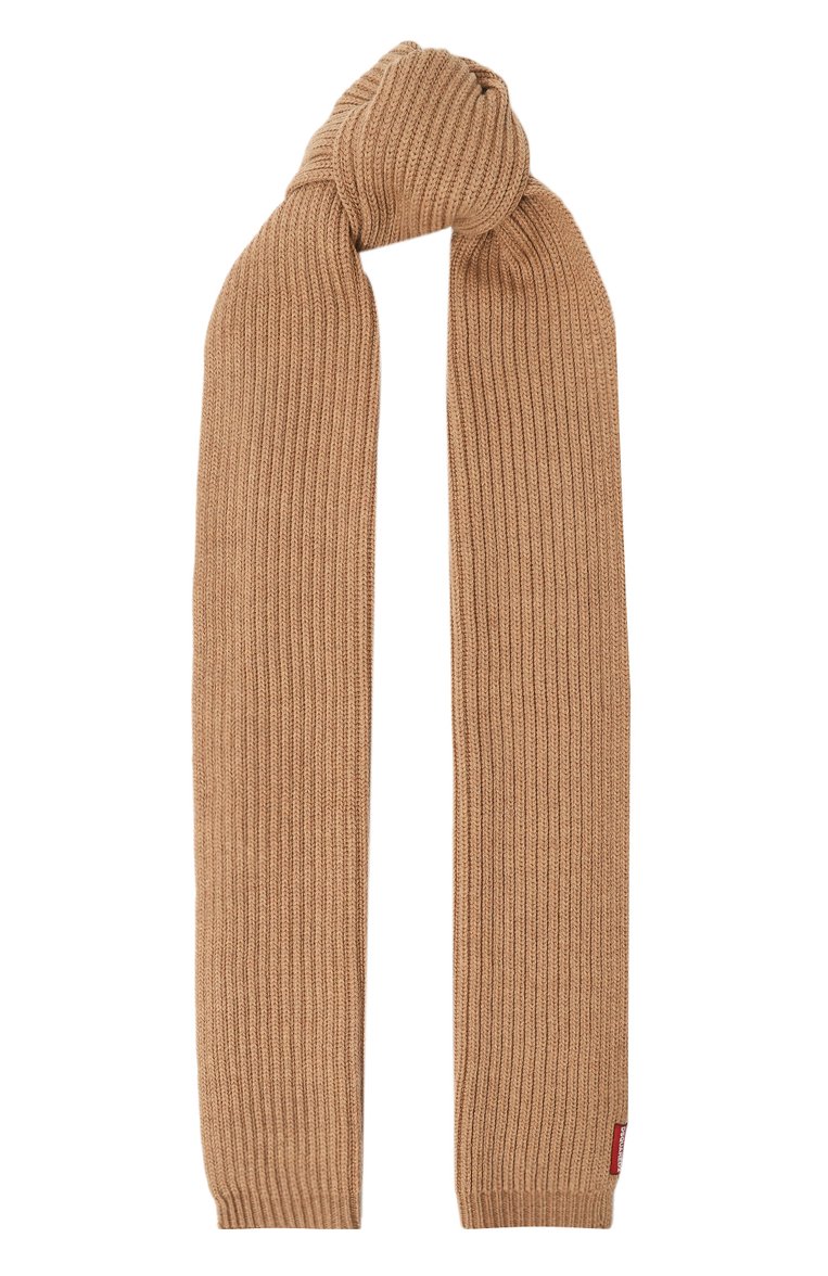 Женская комплект из шапки и шарфа DSQUARED2 бежевого цвета, арт. KNW0065/01W06757 | Фото 5 (Материал: Текстиль, Шерсть; Нос: Не проставлено)