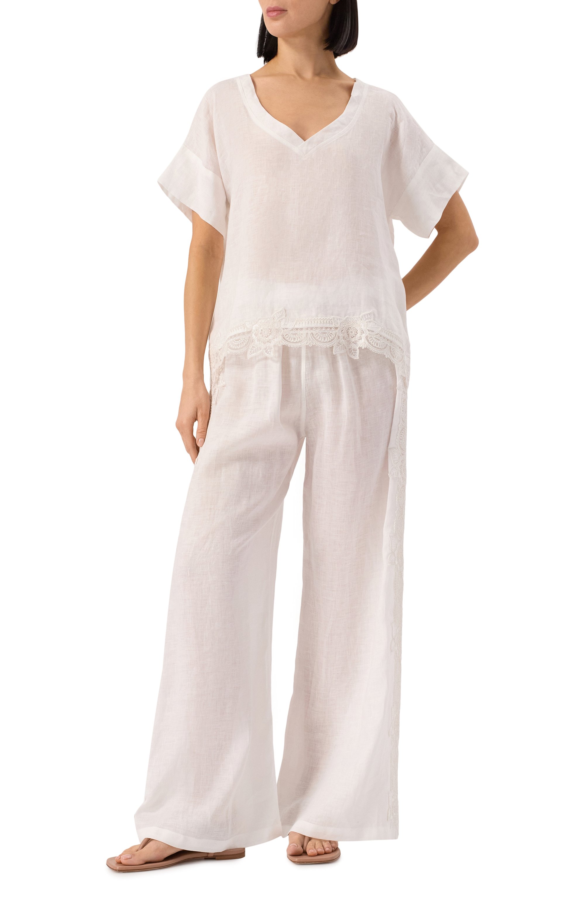 Топ изо льна и вискозы MAURIZIO, арт. W08040679, фото 2