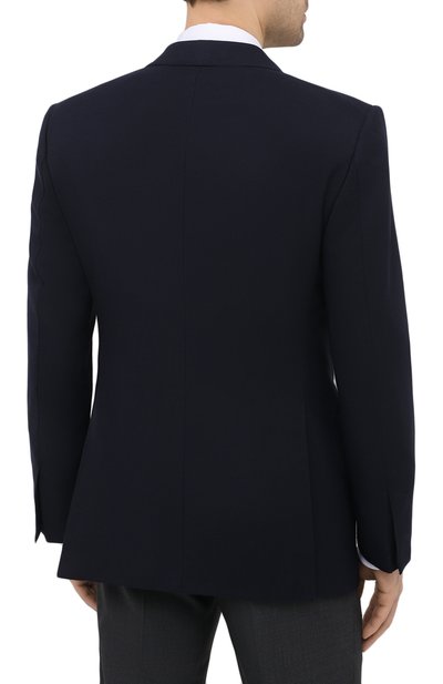 Шерстяной пиджак TOM FORD темно-синего цвета по цене 399500 руб., арт. 950R30/11HA40, фото 4 Шерстяной пиджак TOM FORD, арт. 950R30/11HA40, фото 4