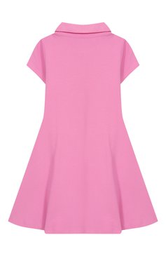 Детское хлопковое платье MSGM KIDS фуксия цвета, арт. S5MSJGDR273 | Фото 2 (Рукава: Короткие; Материал внешний: Хлопок; Девочки Кросс-КТ: Платье-одежда; Случай: Повседневный; Автоматизация ТО: Проставлено; Автоматизация состава: Проставлено; Ростовка одежда: 10 - 11 лет | 140 - 146см, 12 лет | 152 см, 6 лет | 116 см, 8 лет | 128 см, 16 лет | 164 см)
