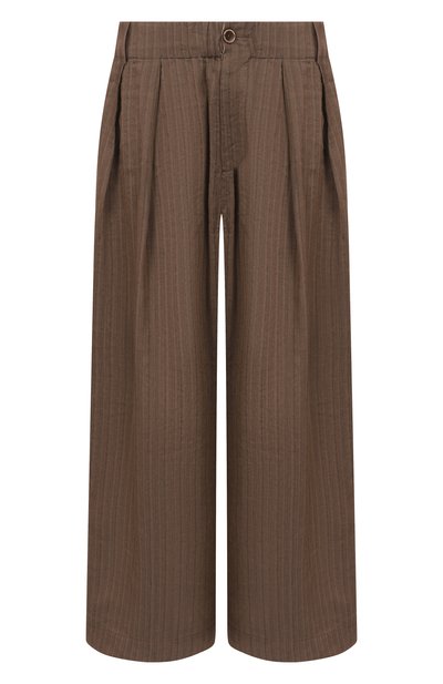 Мужские брюки изо льна и вискозы UMA WANG, арт. UM3512