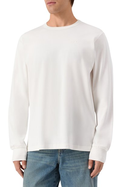 Хлопковый лонгслив DIESEL, арт. A18142/0AIJU, фото 3