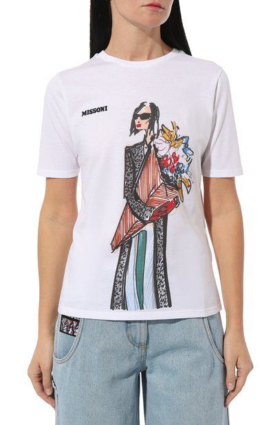 Хлопковая футболка MISSONI, арт. WL0B/BJ00DN, фото 3
