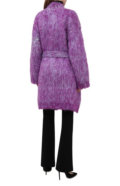 Кардиган DOLCE & GABBANA фиолетового цвета по цене 418000 руб., арт. FXE90T/JCM09, фото 4 Кардиган DOLCE & GABBANA, арт. FXE90T/JCM09, фото 4