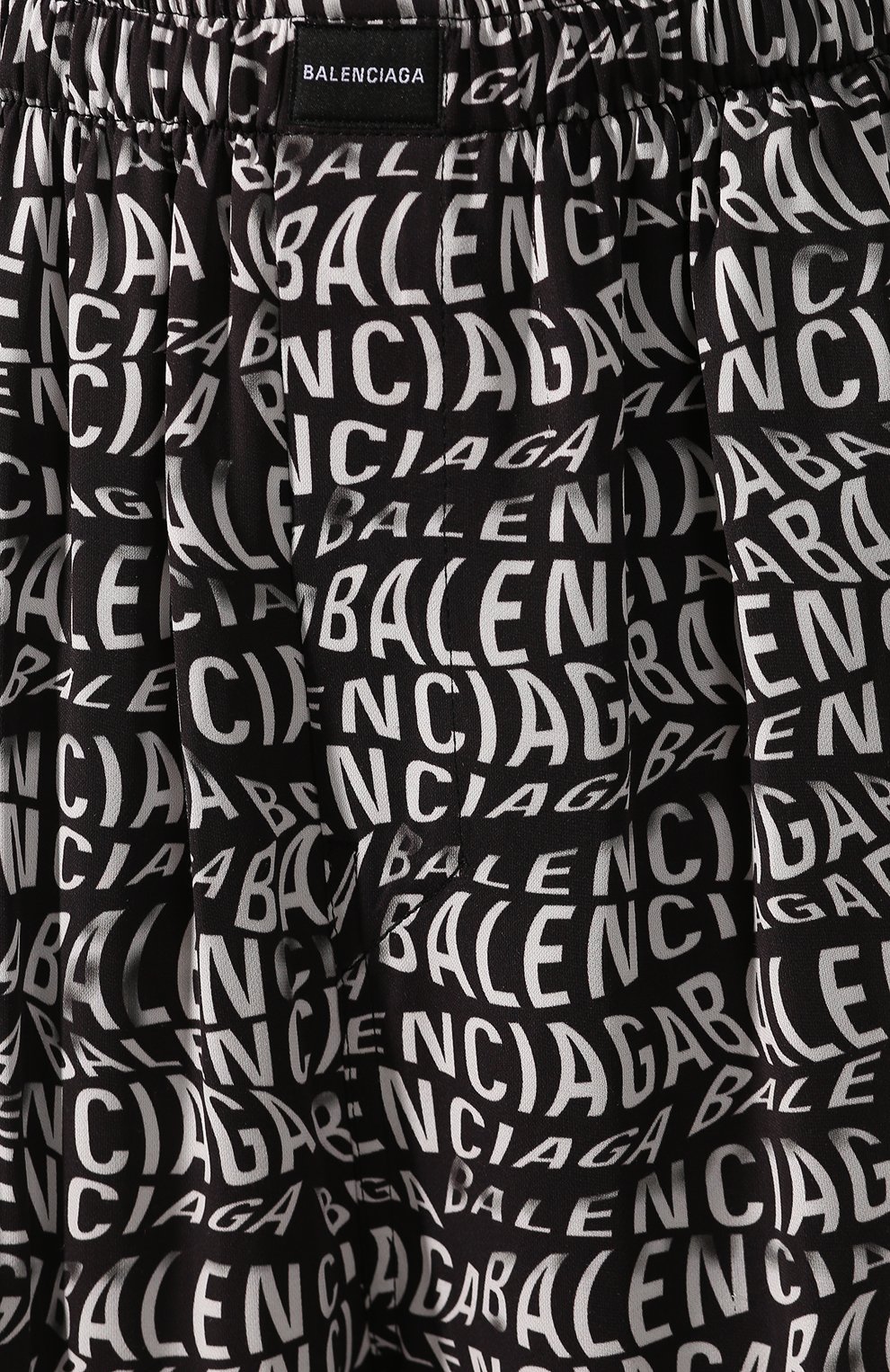 Брюки из вискозы BALENCIAGA черно-белого цвета по цене 55100 руб., арт. 583537/TFL23, фото 5 Брюки из вискозы BALENCIAGA, арт. 583537/TFL23, фото 5